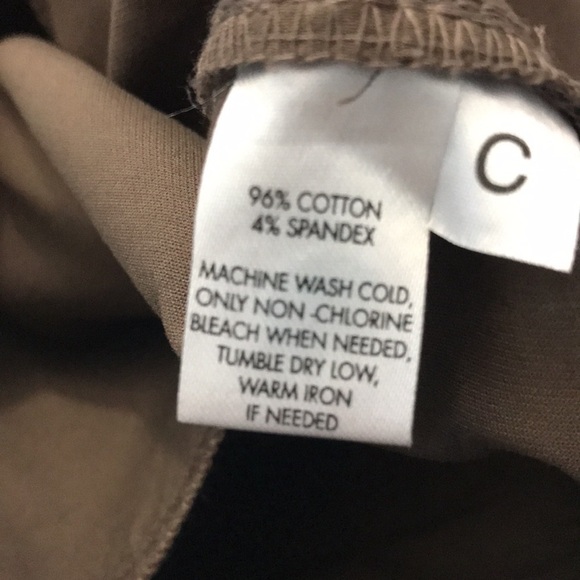 ANN TAYLOR LOFT Light Brown Marisa Cropped Pants Size 6 - Picture 6 of 9